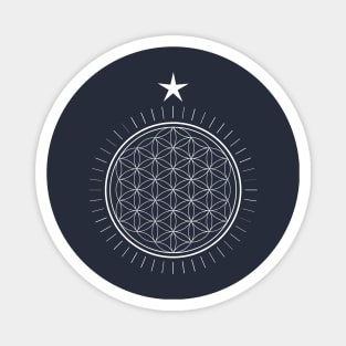 Sacred Geometry the Flower of Life Magnet